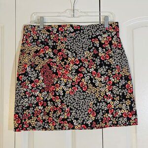 Rafaella Comfort Women's Skort Size M Floral Stretch Golf Tennis Pickleball